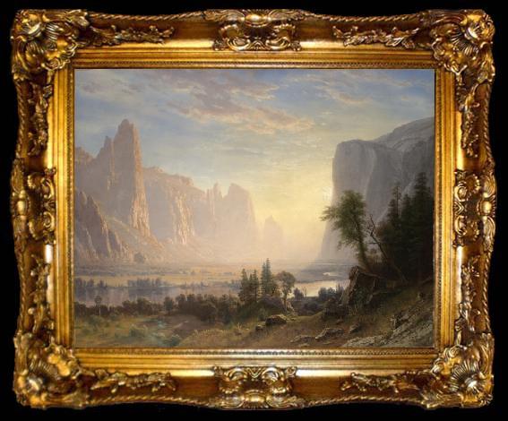 framed  Albert Bierstadt Valley of the Yosemite, ta009-2